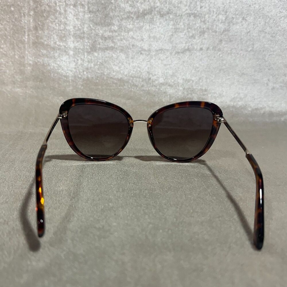 Kate Spade Sydnee Womens Cat Eye Sunglasses Tortoise Brown Gradient Lens - Picture 4 of 9